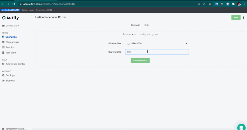 autify step group gif