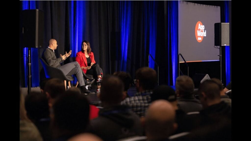 Speakers at the AppWorld conference