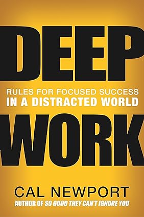 Deep Work by Cal Newport books for IT managers.