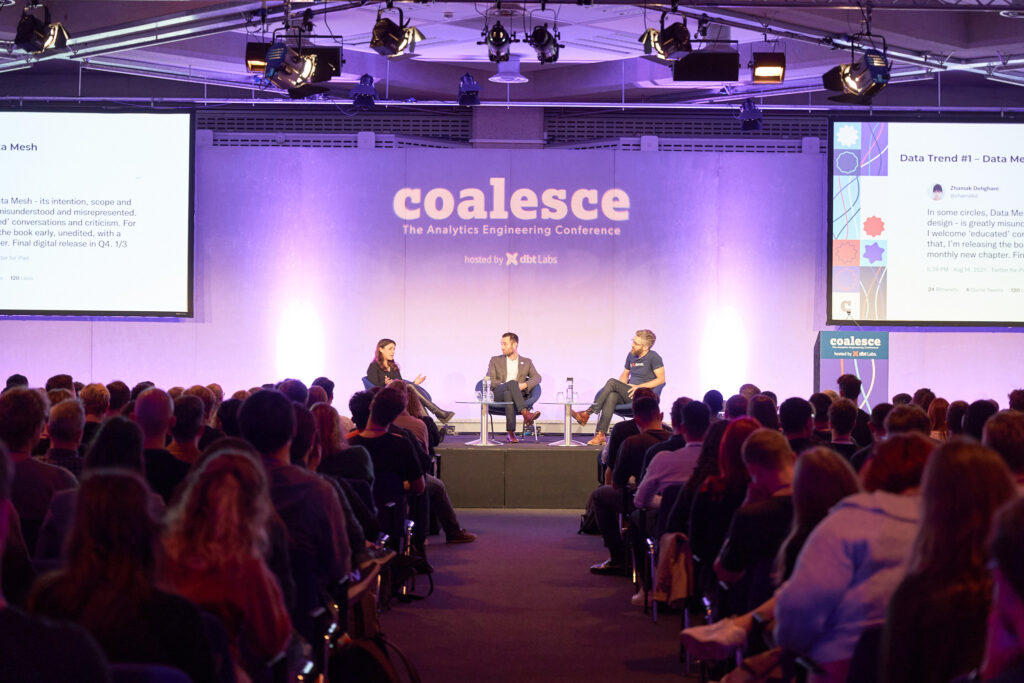 Panelists at the Coalesce engineering conference
