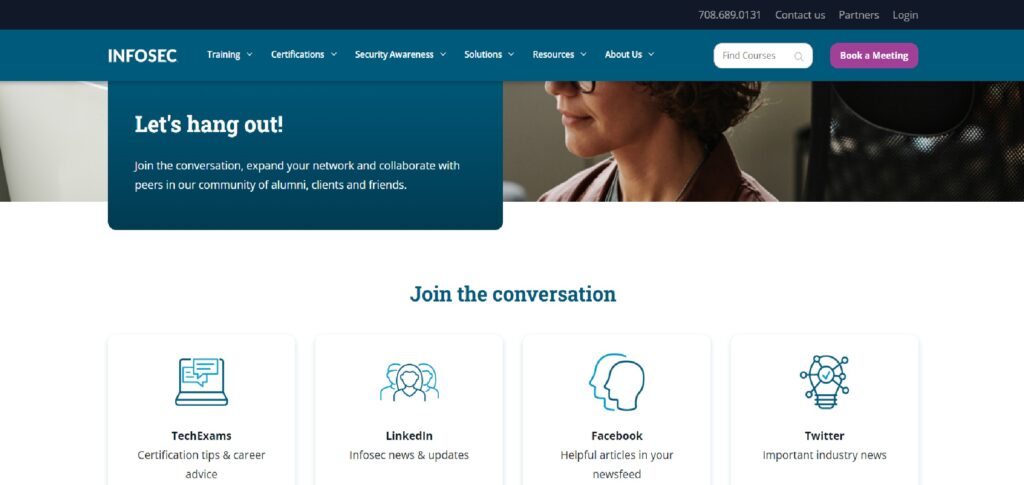 The Infosec Communities page