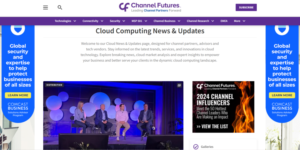 An overview of newsletters and updates for Channel Futures