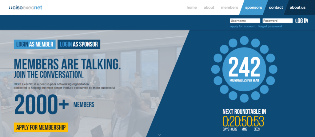CISO Executive Network website