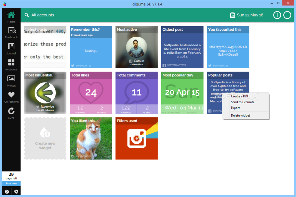 A photo displaying the home page of Digi.me.