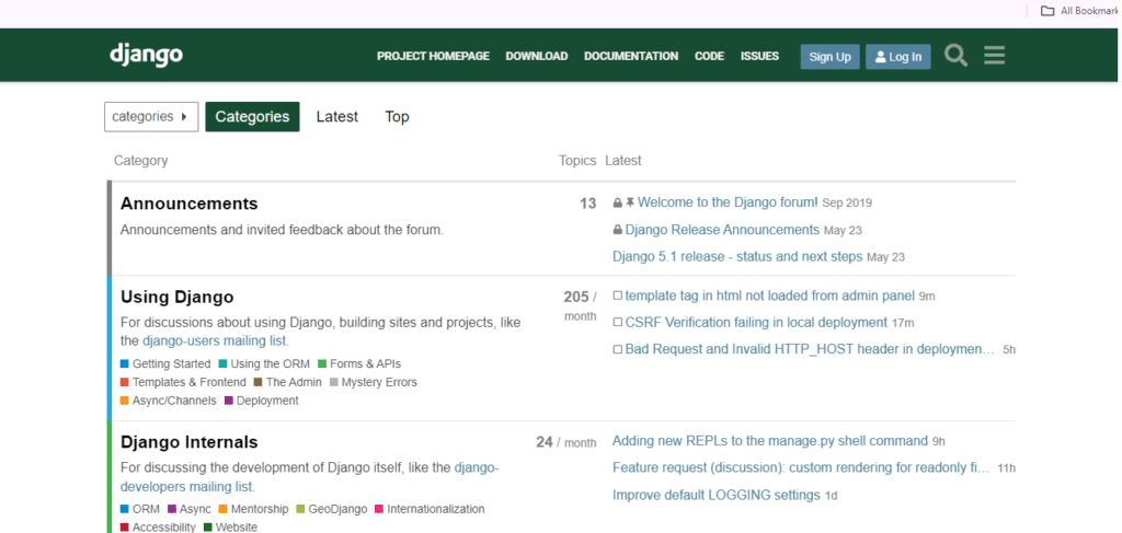 Django Community, a developer community