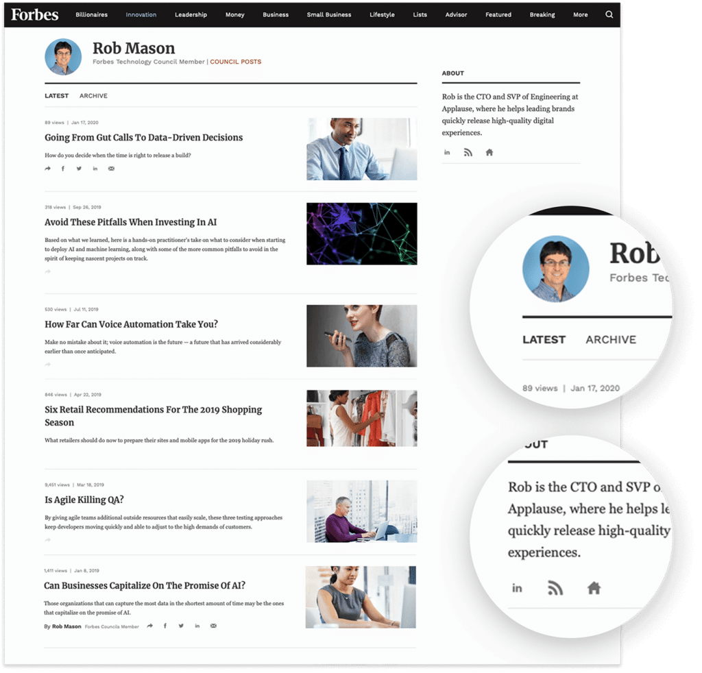 Forbes Tech Council, a community for tech leaders