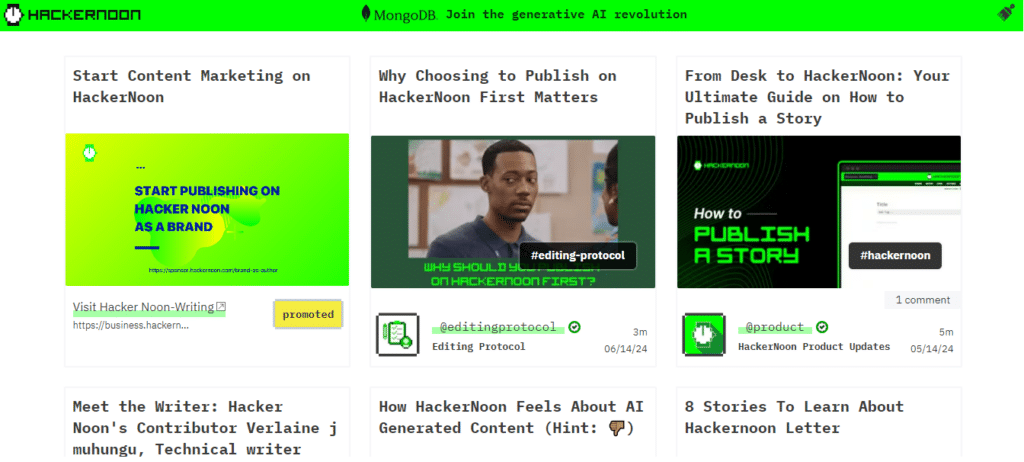 Hacker Noon, a developer community
