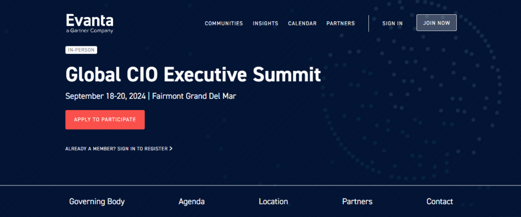 Global CIO Executive Summit