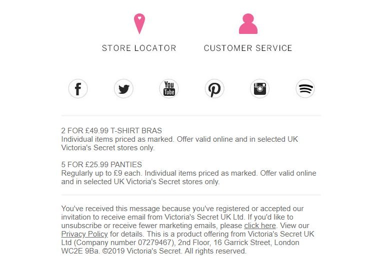 Adding Unsubscribe Screenshot