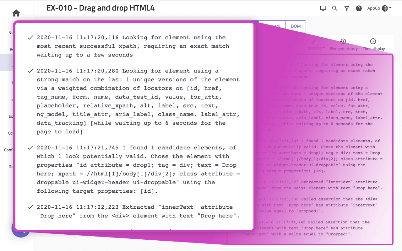 mabl Test Automation Screenshot