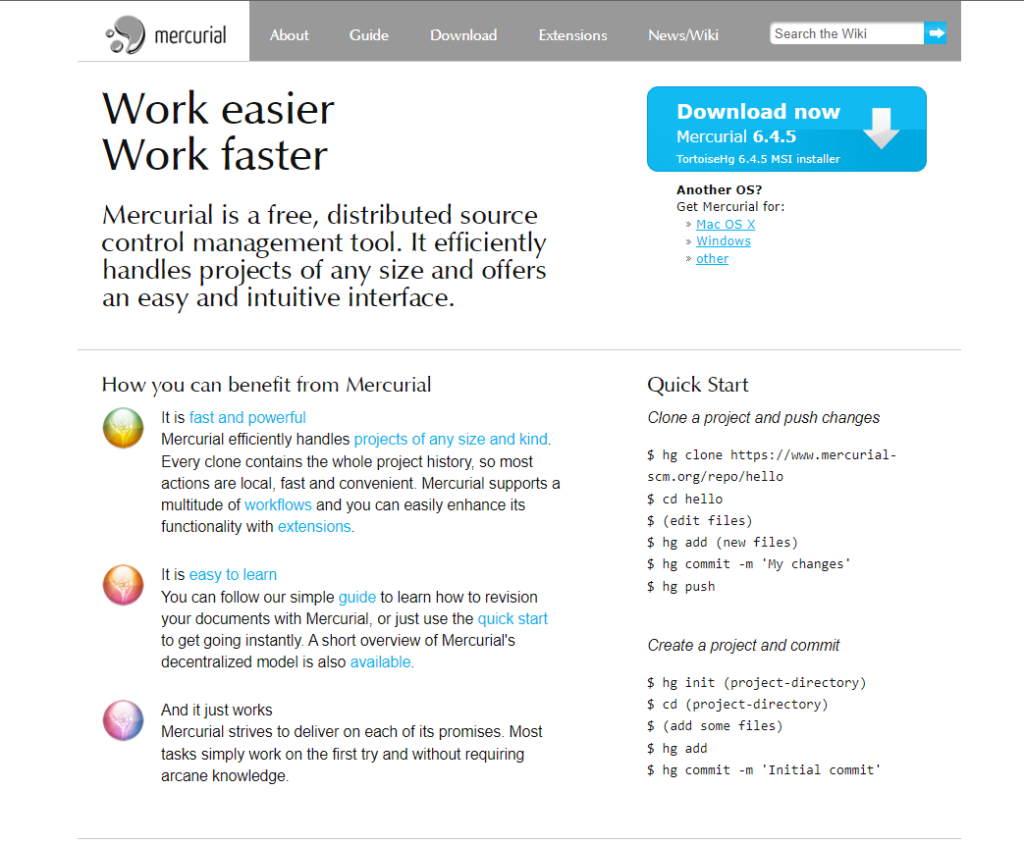 Mercurial gitlab alternative website
