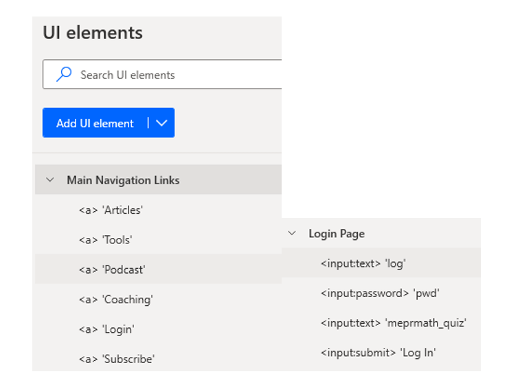 Object Repository In PowerAutomate Screenshot