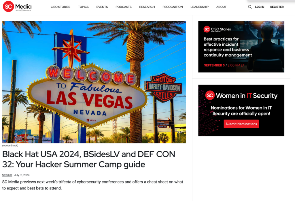 SC Media IT security website