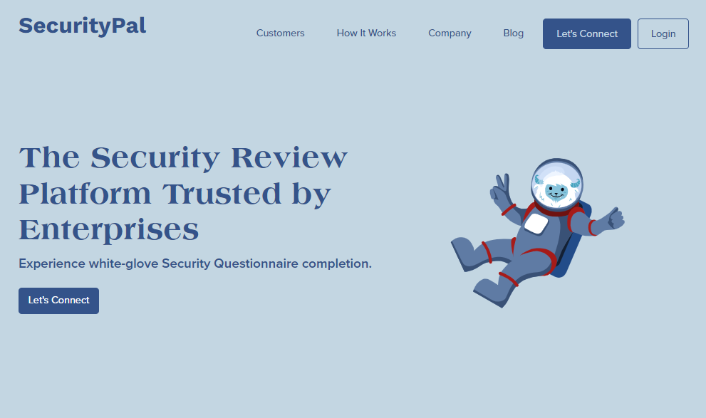 SecurityPal's website