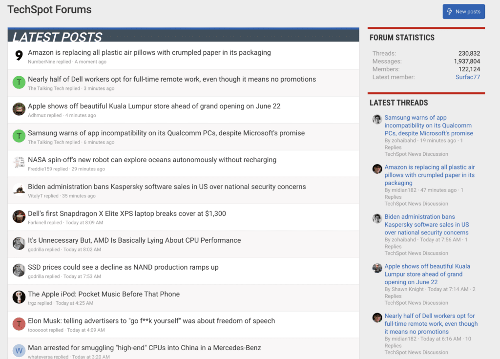 TechSpot Community forum