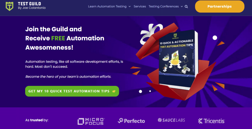 Test Guild Software Testing Newsletter overview