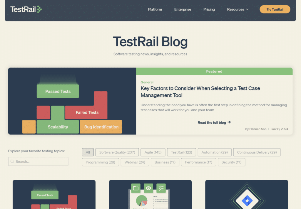 TestRail blog