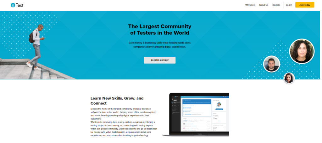 uTest, a software testing community