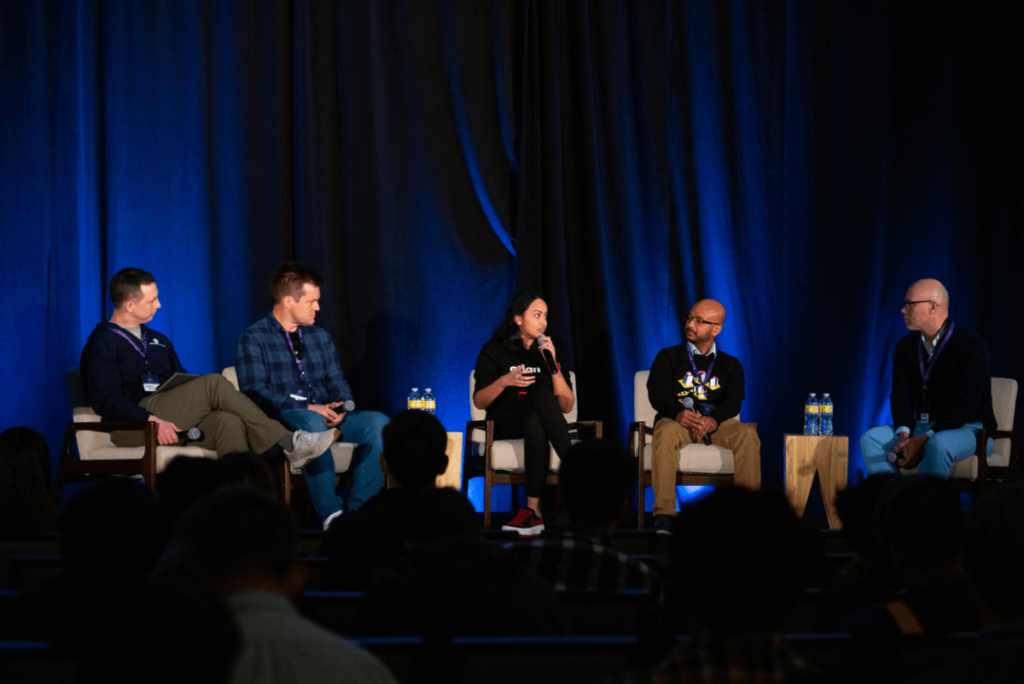 Panel discussion at the Data Council Austin conference